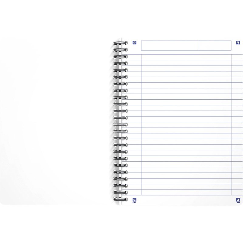 Cahier spirale Oxford My Rec'up A5 14,8 x 21 - Ligné - 180 pages