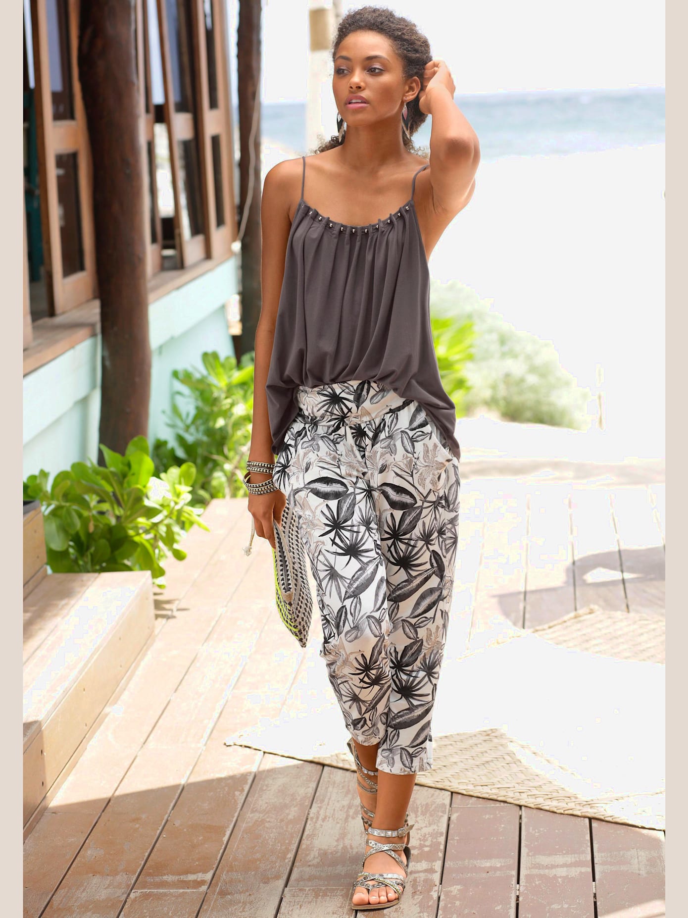 Pantalon en jersey léger pour l'été