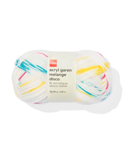 fil acrylique disco chiné 100g 250m