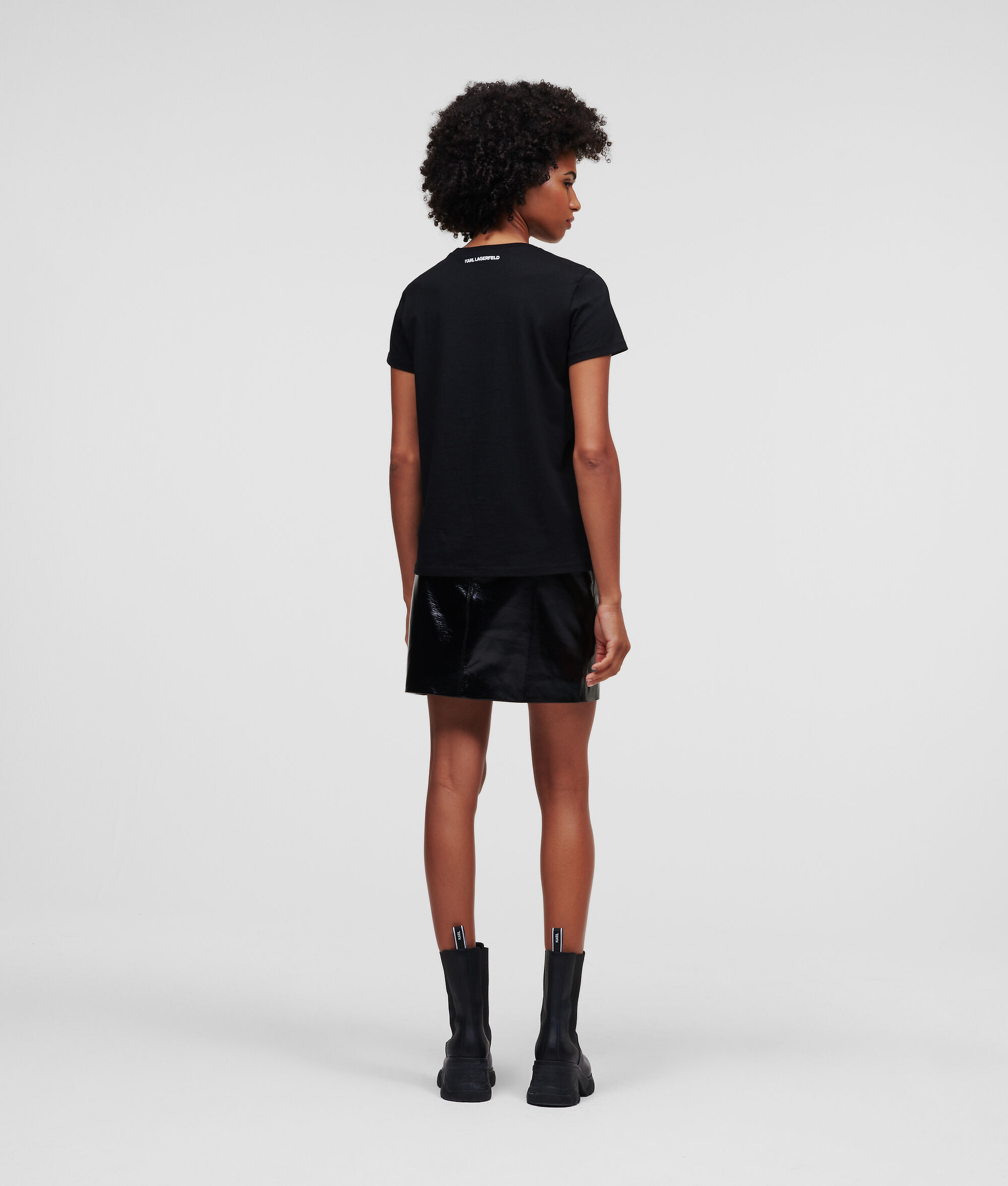 T-SHIRT À CARREAUX KARL KAMEO
