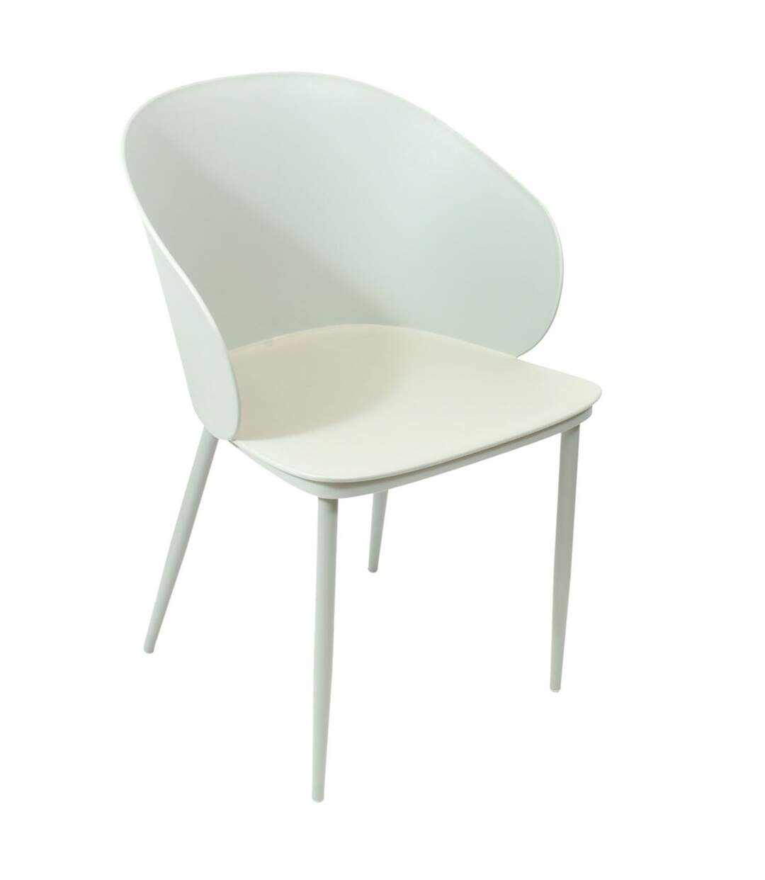 Fauteuil à coque en polypropylène - Vert d'eau