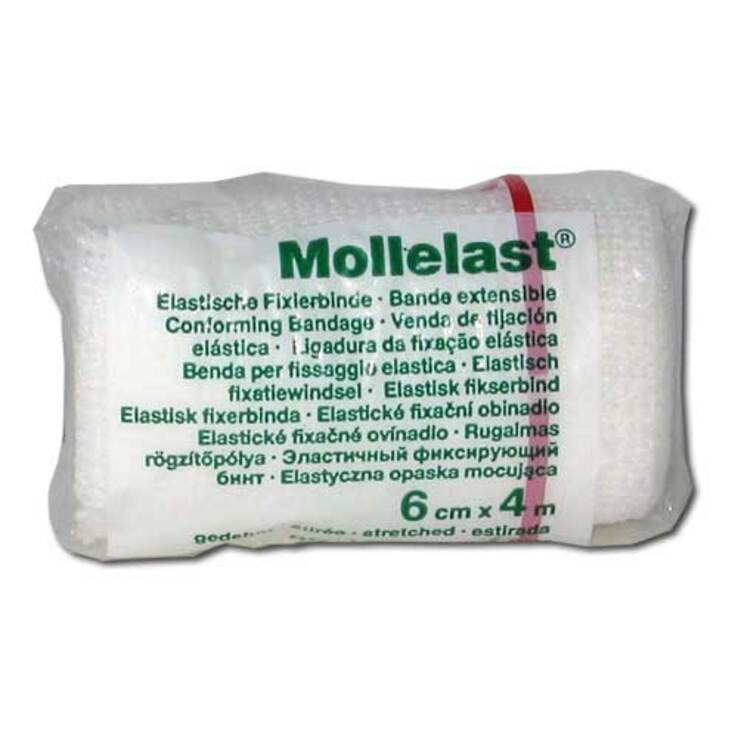 Mollelast 6cmx4m weiß, 1 St