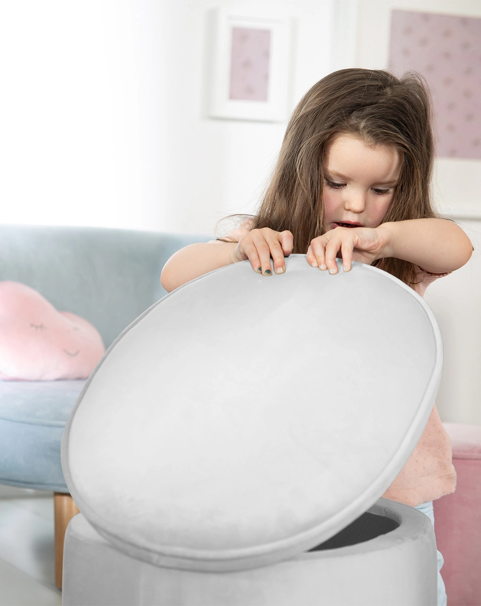 Kinderhocker LIL SOFA (Farbe: grau)