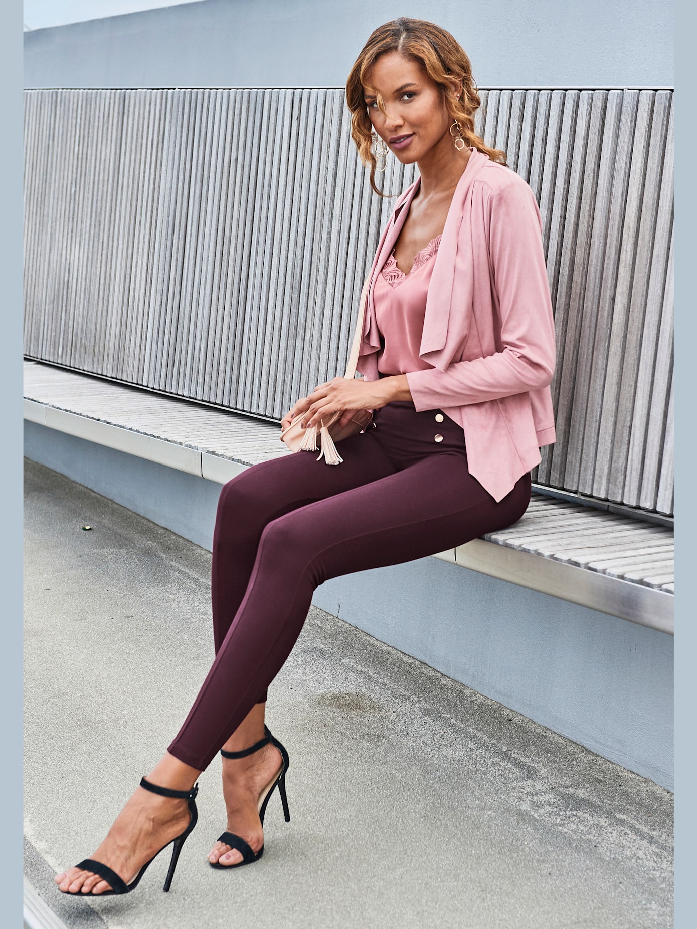 Legging taille haute caleçon taille haute