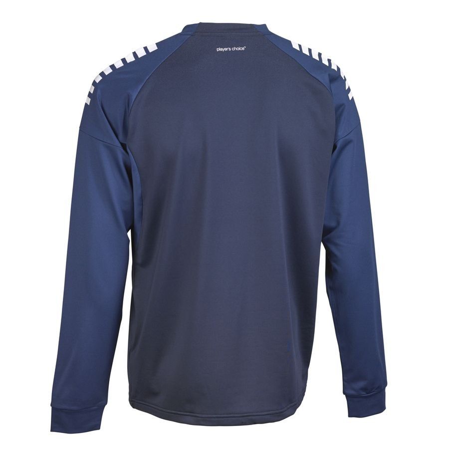 Select Maillot d'Entraînement Manches Longues Espagne V25 - Bleu Marine/Blanc