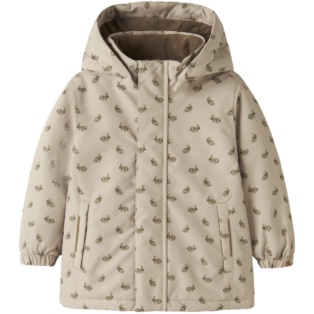 Køb Lil'Atelier Oxford Tan Rabbit Nmflasnow10 Jkt Fo Aop1 Lil