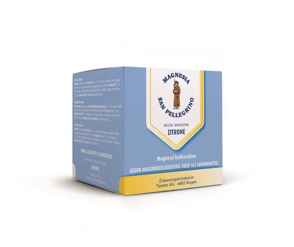 MAGNESIA SAN PELLEGRINO Brause Plv Zitrone Btl 4.5 g