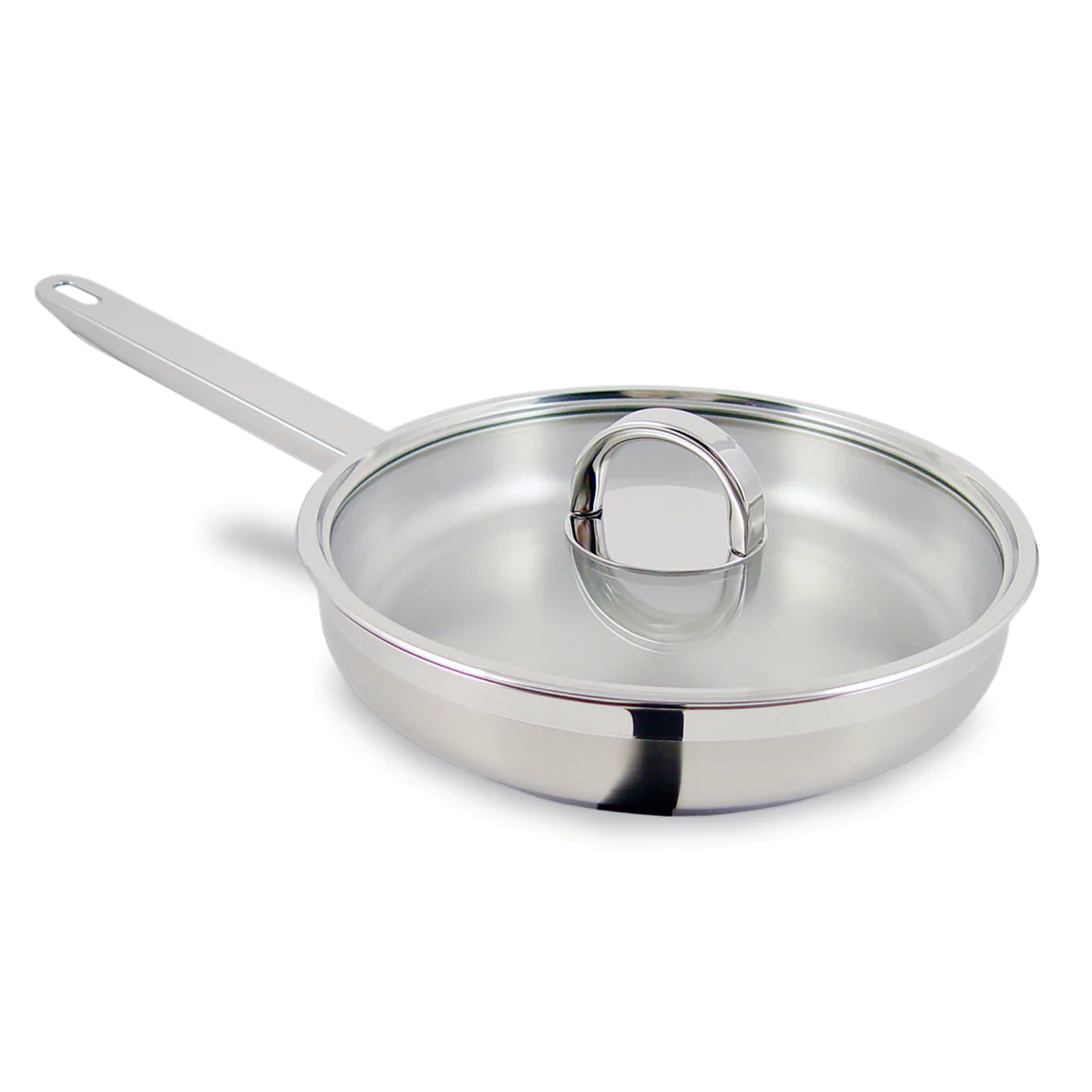 Sauteuse 26 cm inox Atlantico Glass Silampos