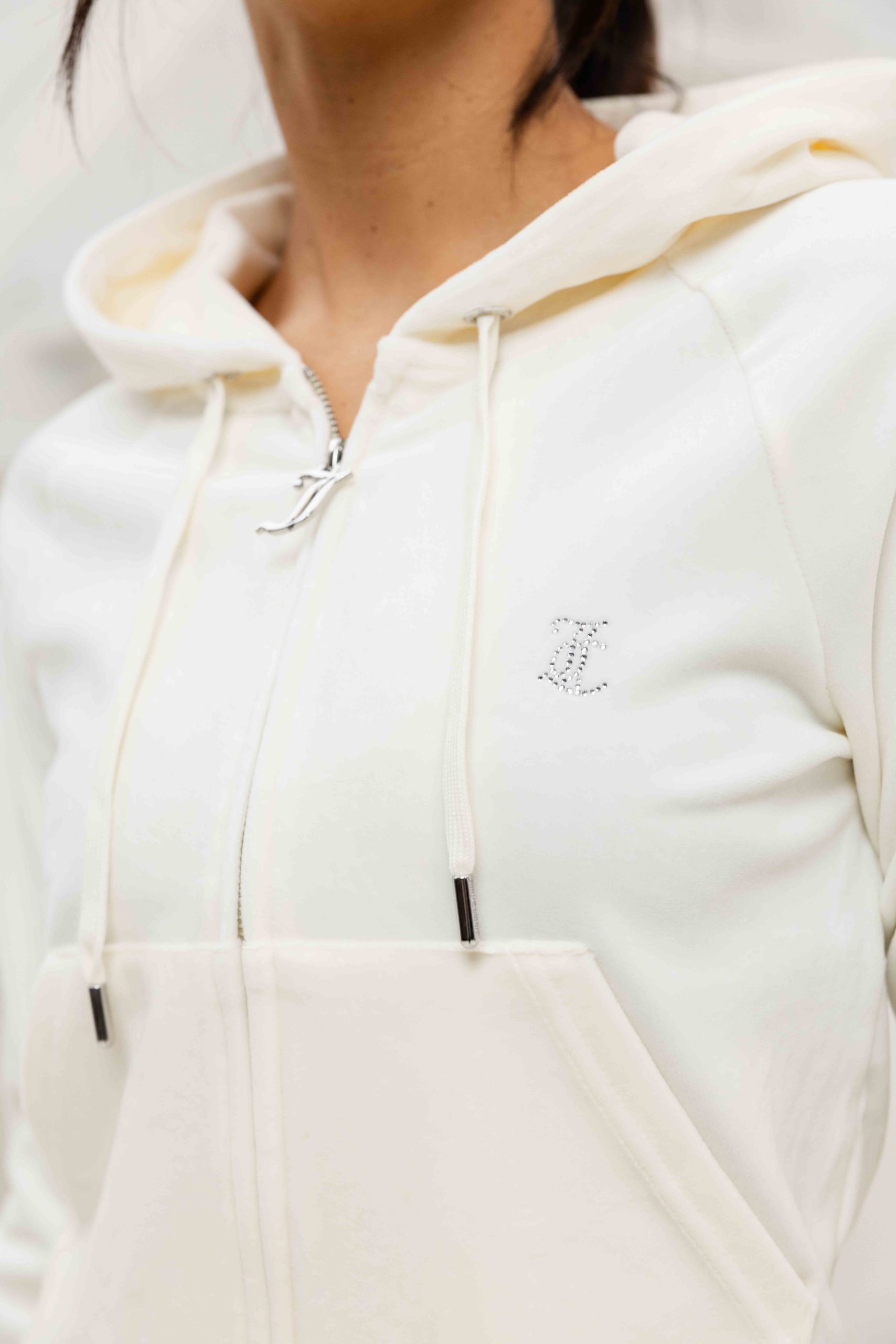 Juicy Couture Madison Full Zip Trainingspak Dames Beige
