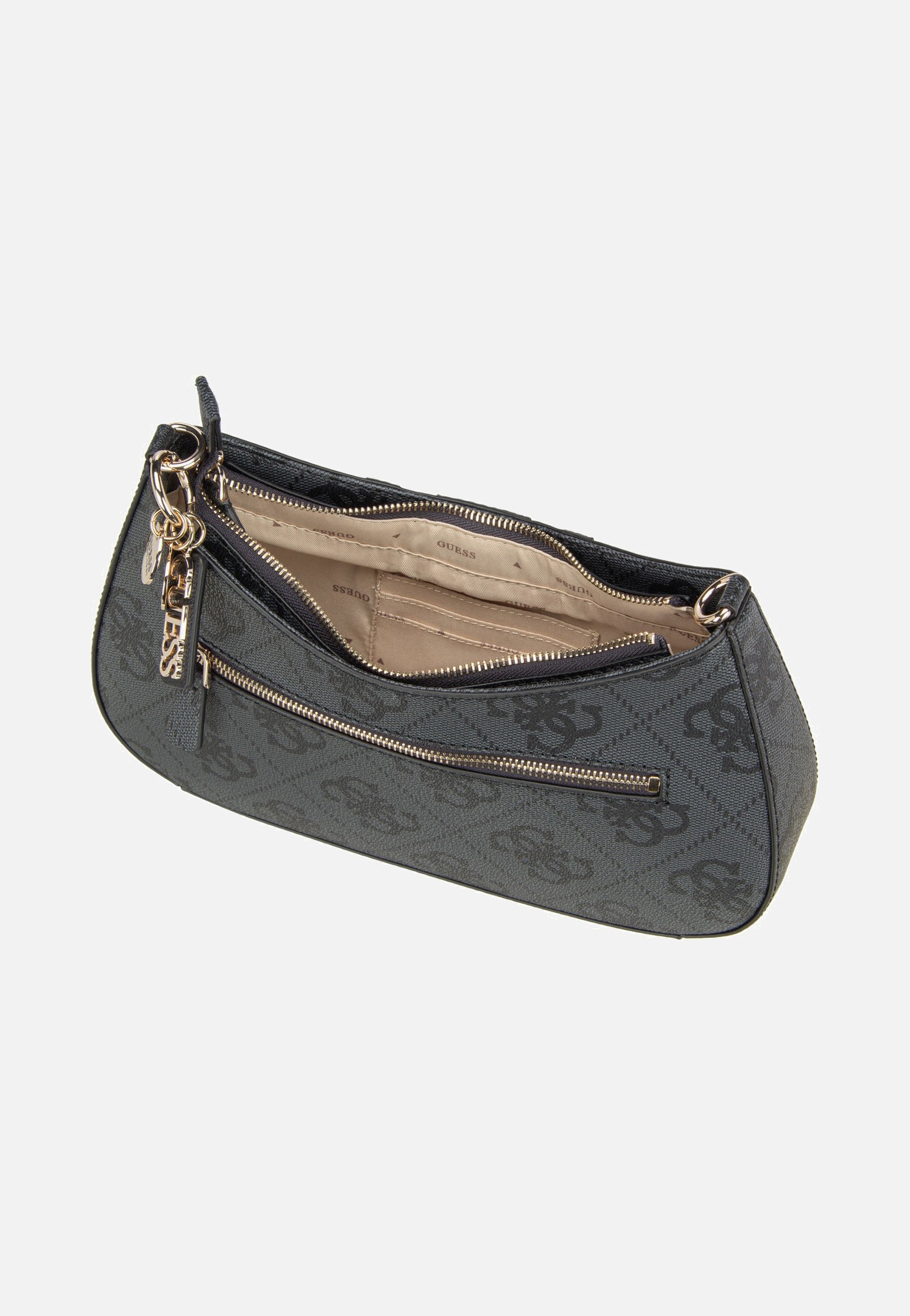 Noelle II Top Zip SHB 72180 Coal Logo - Umhängetasche