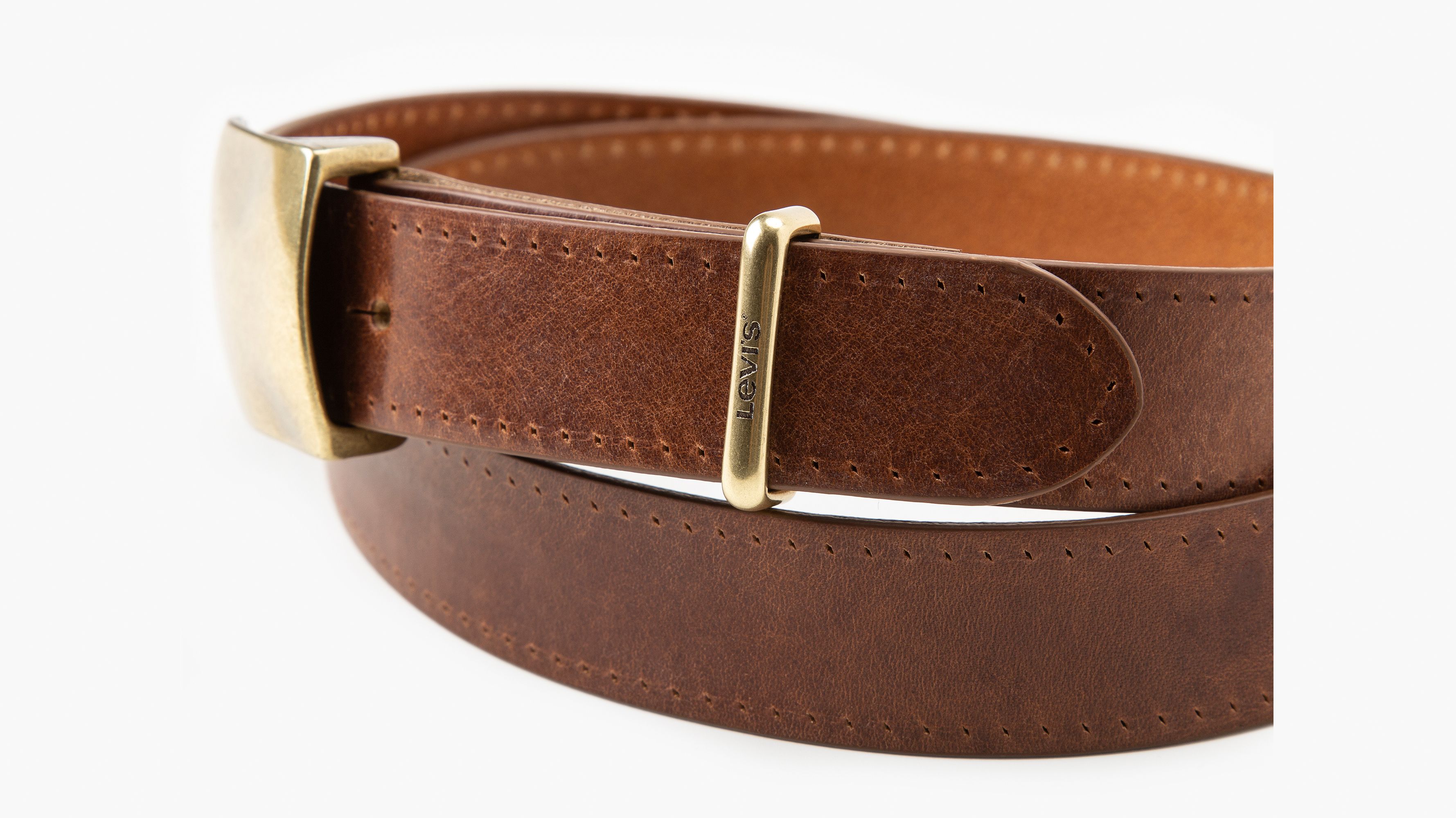 Ceinture à plaque - Brown - Marron