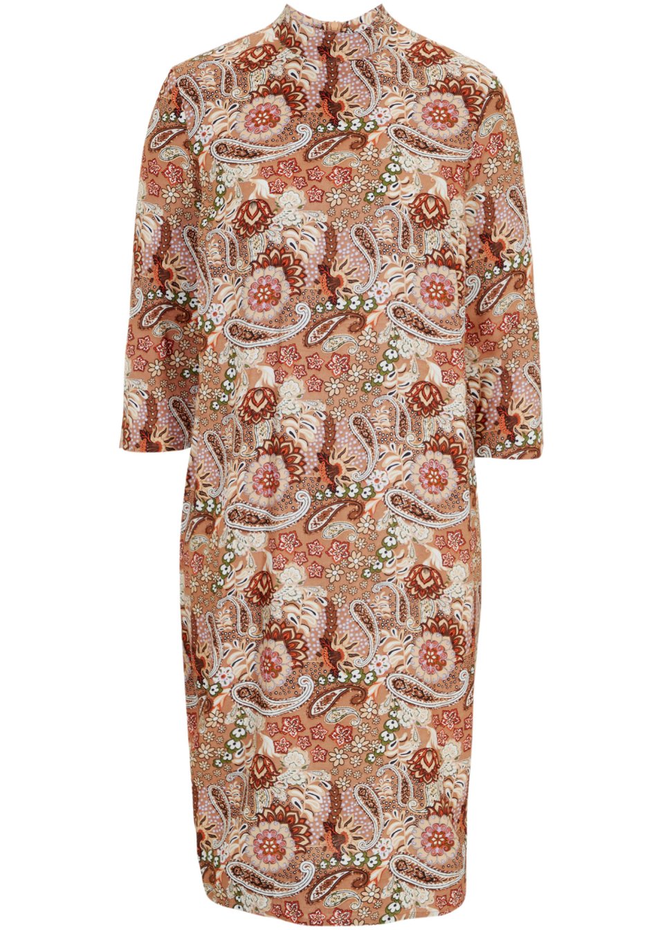 Robe midi à motif paisley