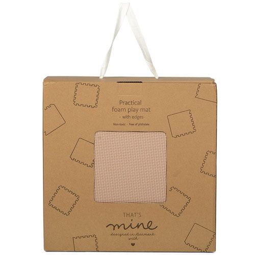That's mine foam speelmat 100x100 cm - light brown