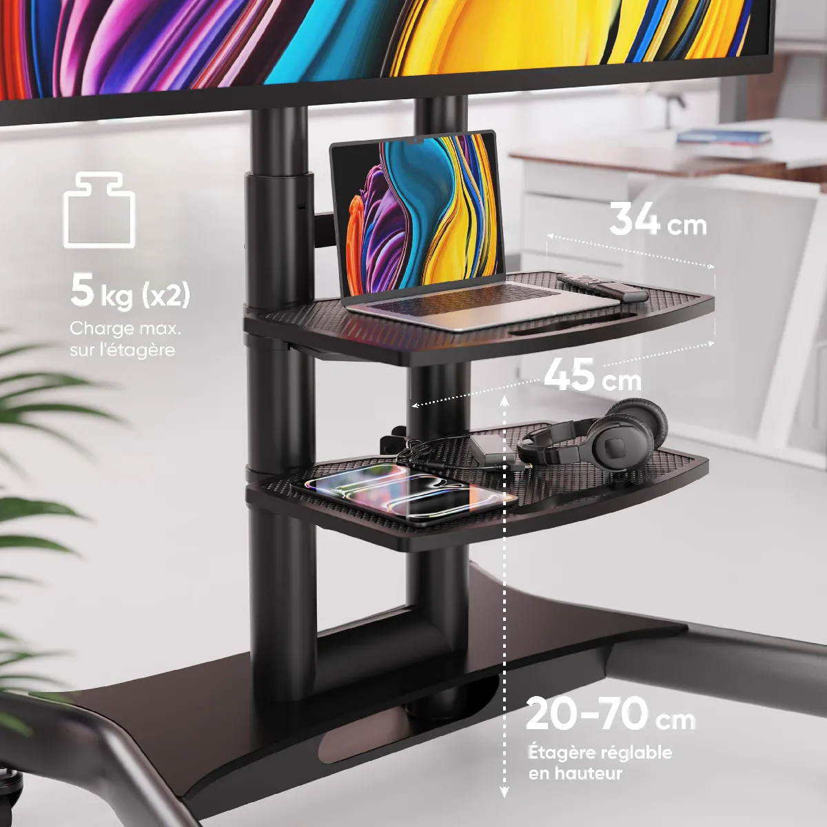 Onkron TS1552-B - Noir