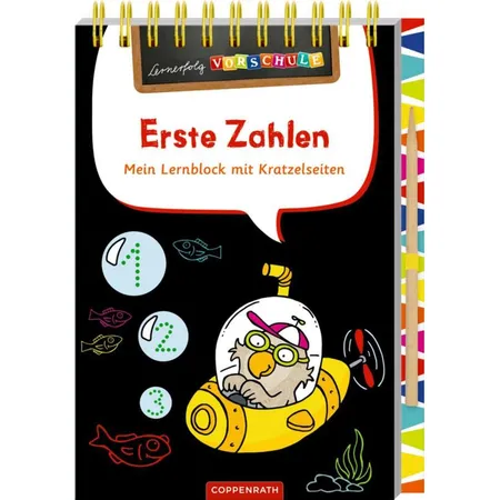 Coppenrath Verlag Lernerfolg Vorschule: Erste Zahlen (Kratzel-Lernblock)