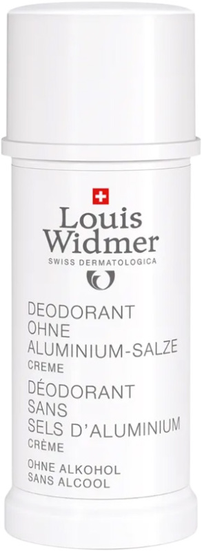 Louis Widmer Deodorant zonder Aluminiumzouten Crème Geparfumeerd 40ml