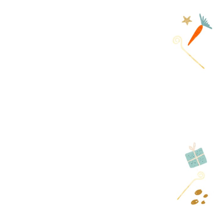 Greetz | Sinterklaaskaart | groetjes | illustratie