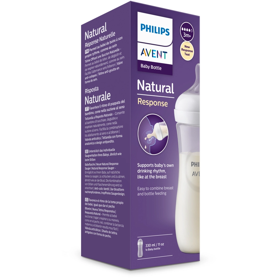 Philips Avent Babyflasche SCY90601 Natural Response 330ml
