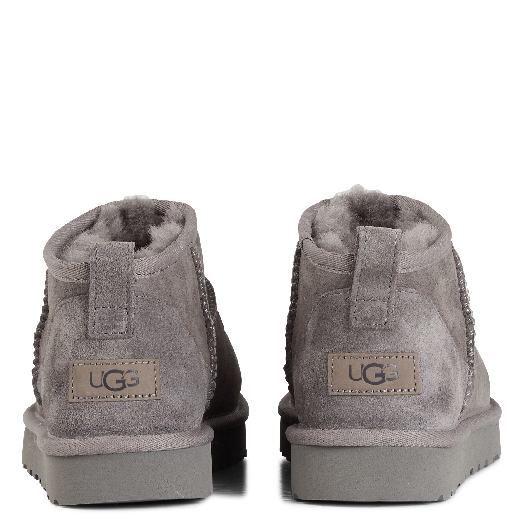CLASSIC ULTRA MINI - Bottines Classic ultra mini en cuir | Gris