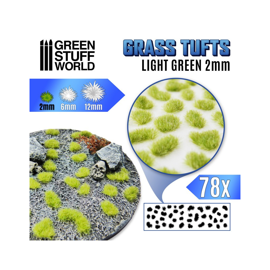Green Stuff World - Touffes d'Herbe - 2mm