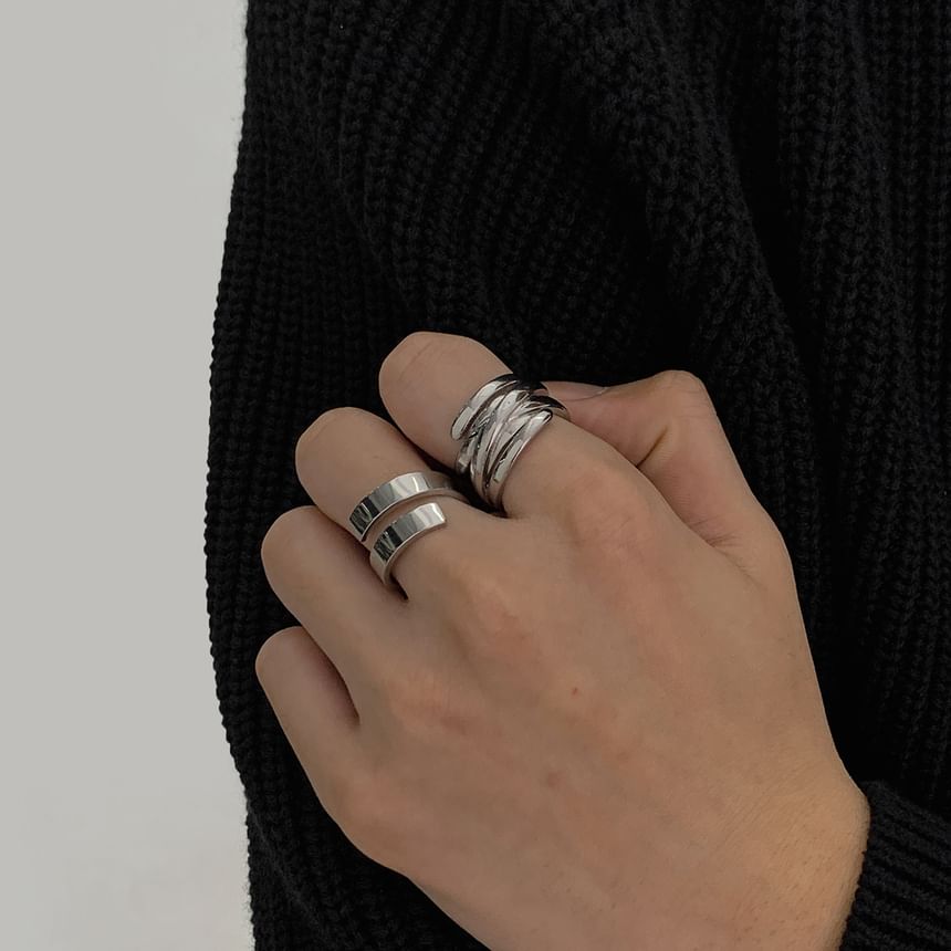 Black Degree - Gelaagde open ring