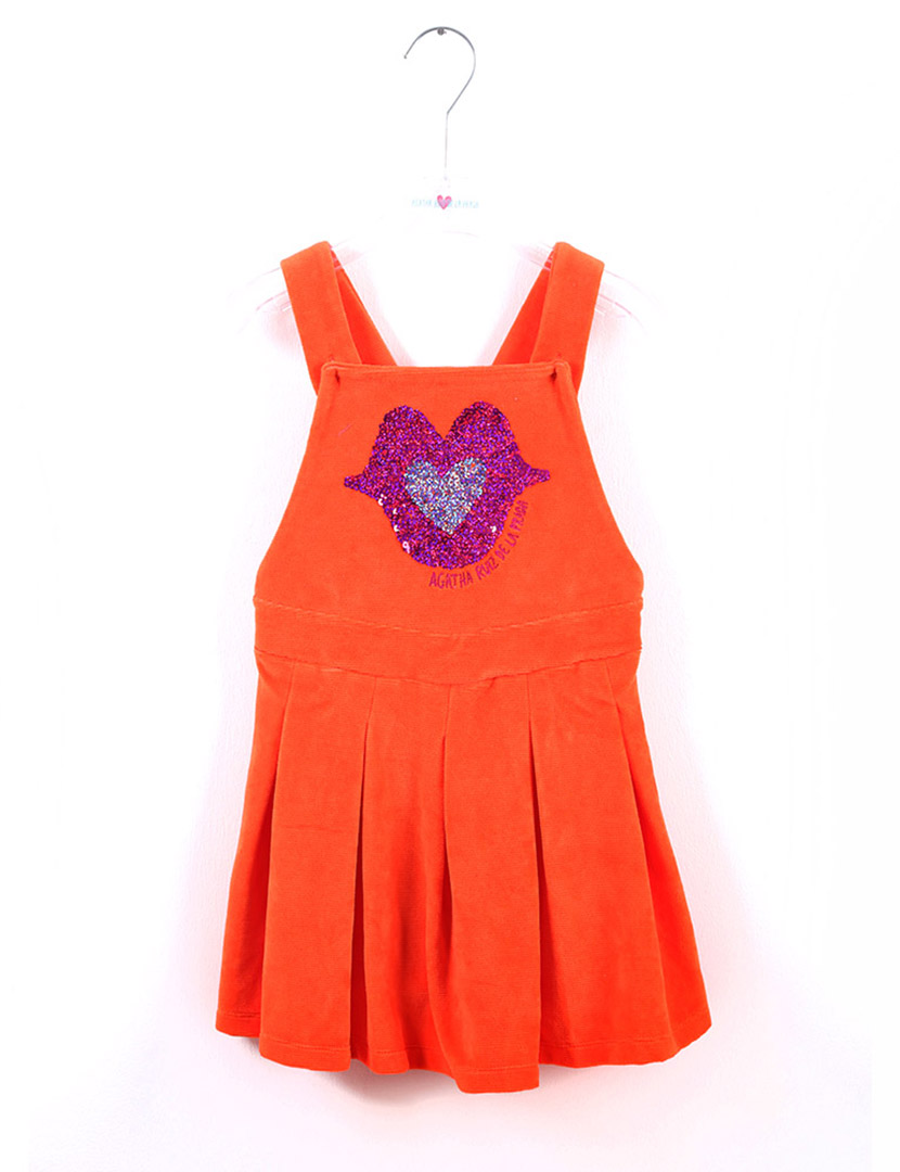 Orange Girl Dress
