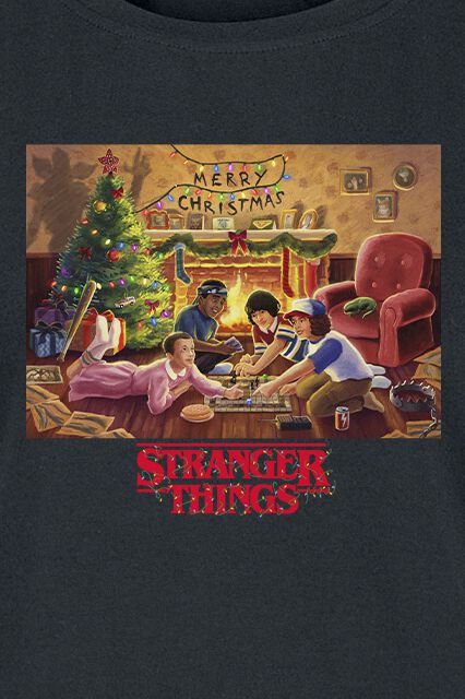 Christmas gathering | Stranger Things T-Shirt Manches courtes