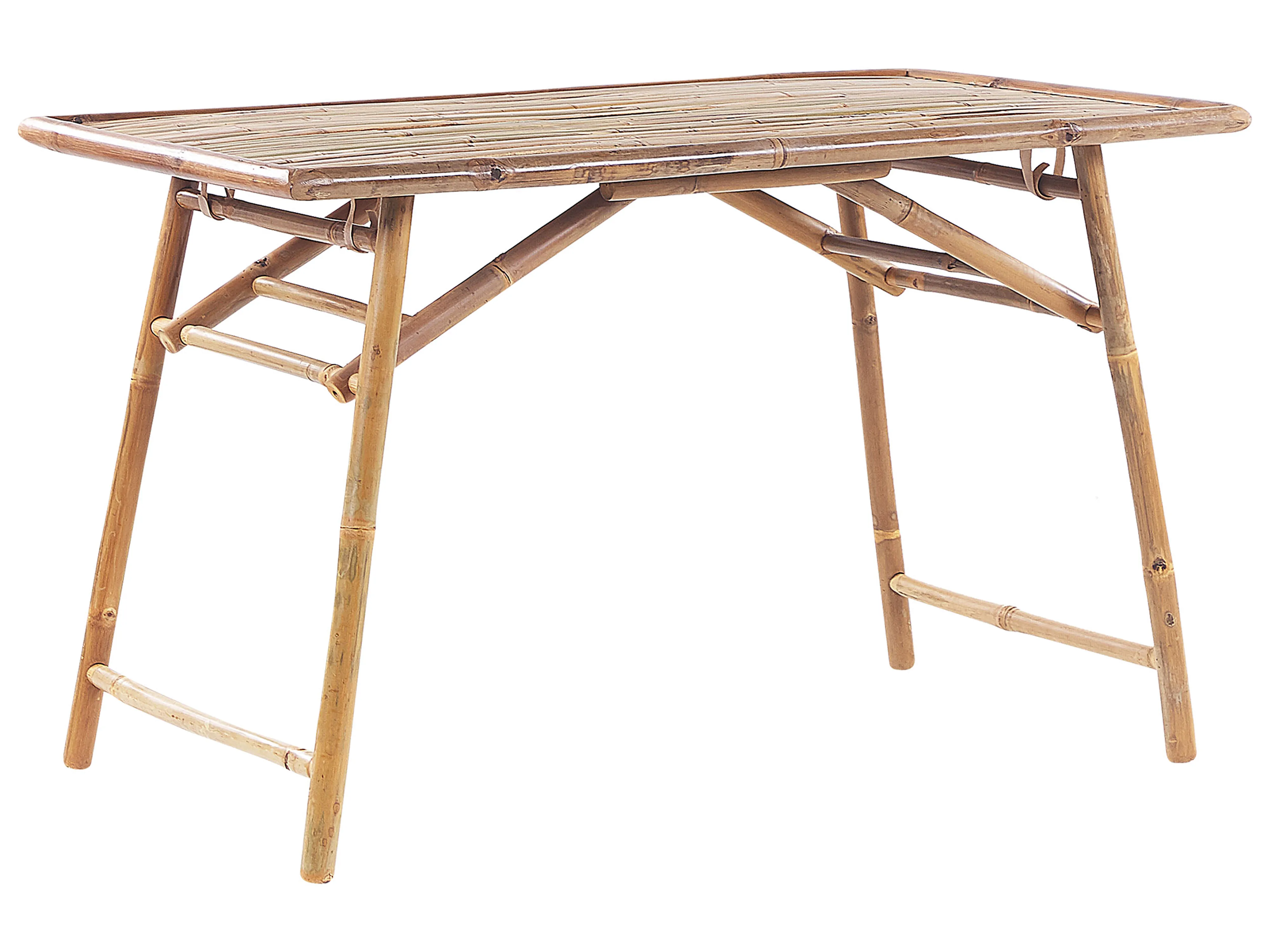 Tuin eettafel MOLISE 120 cm 69 cm Bamboehout Lichtbruin