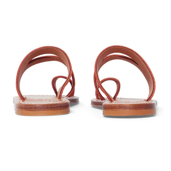 K.Jacques Sandales Mercator | Rouge brique