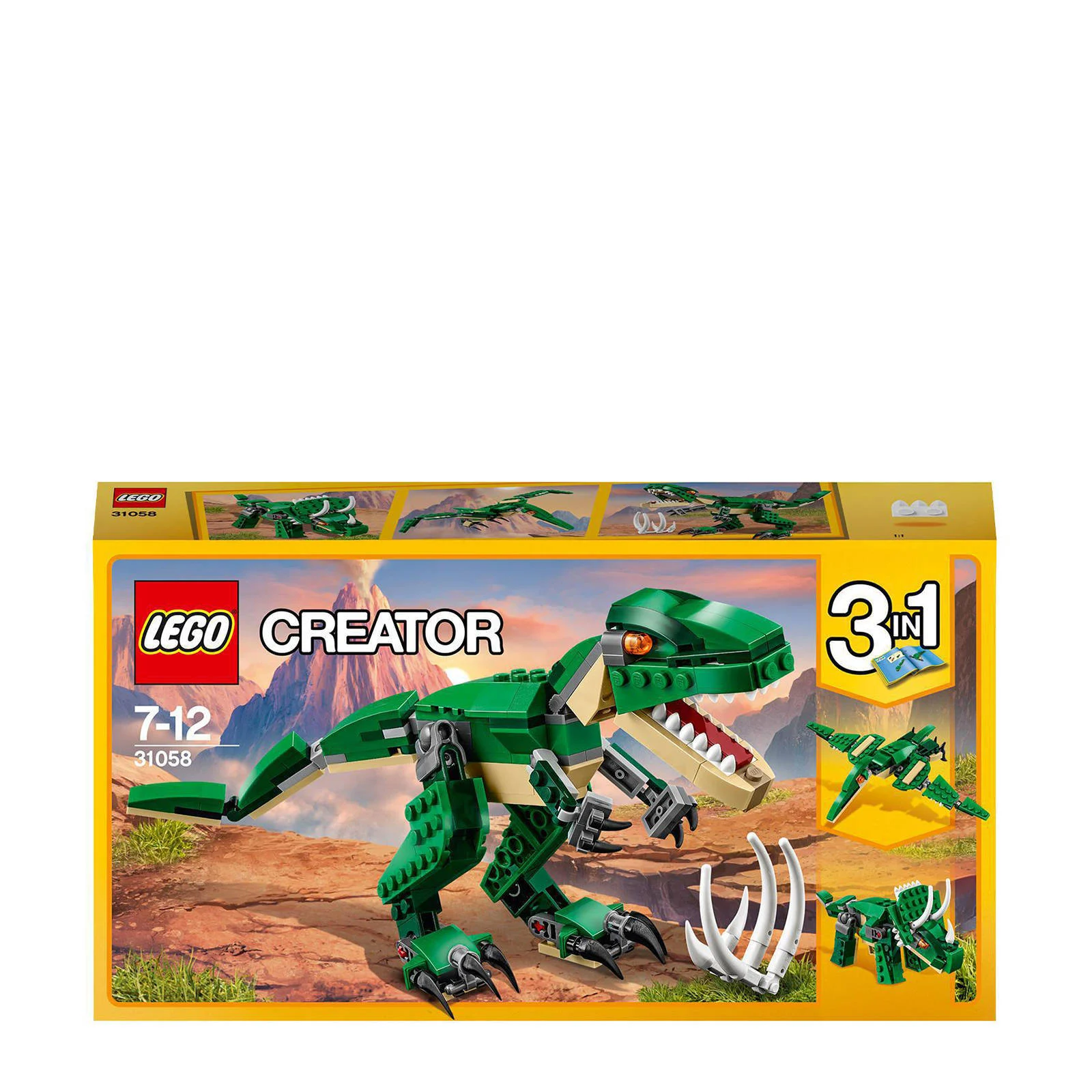 LEGO Machtige dinosaurussen Speelgoed Figuren Set 31058 31058