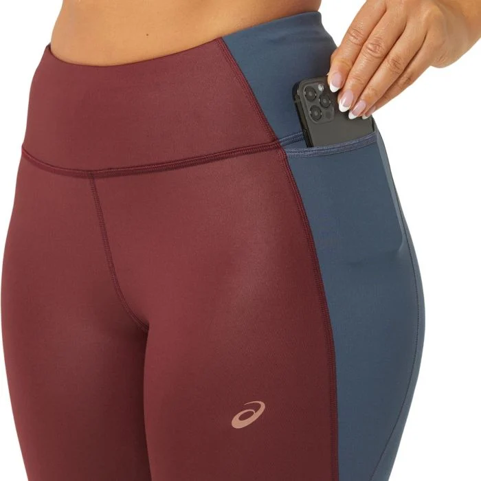 Asics Dame Lange tights Nagino Tight Rød