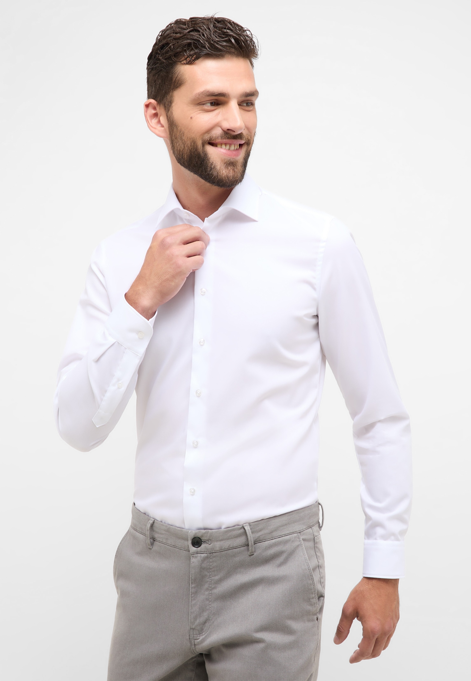 Eterna Langarmhemd »SLIM FIT«, NON IRON (bügelfrei)