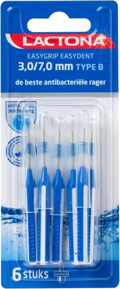 Lactona Ragers Easygrip Type B 3-7 mm 6 stuks