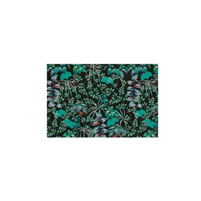 Tapis vinyle motif végétal