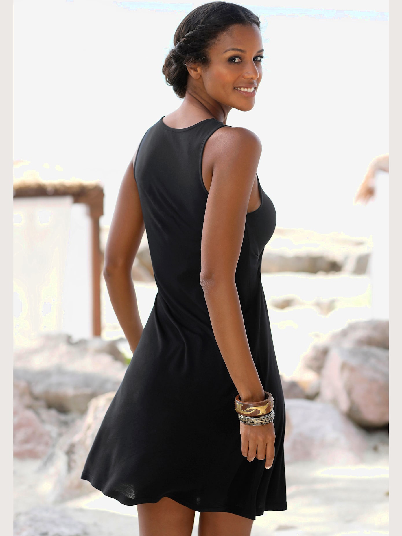 Robe de plage robe-tunique estivale