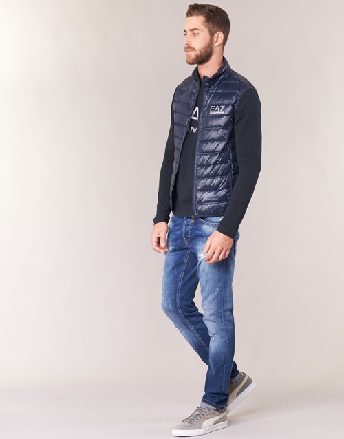 Emporio Armani EA7 - TRAIN CORE ID DOWN LIGHT VEST - Marine