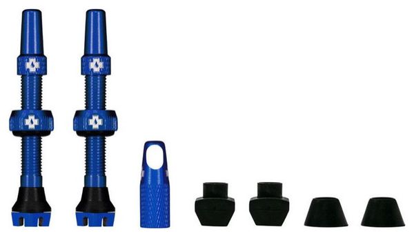 Valves Tubeless Muc-Off V2 44mm Bleu