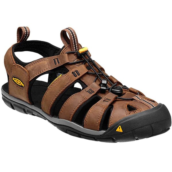 Sandale de randonnée KEEN CLEARWATER CNX LEATHER DARK EARTH/BLACK