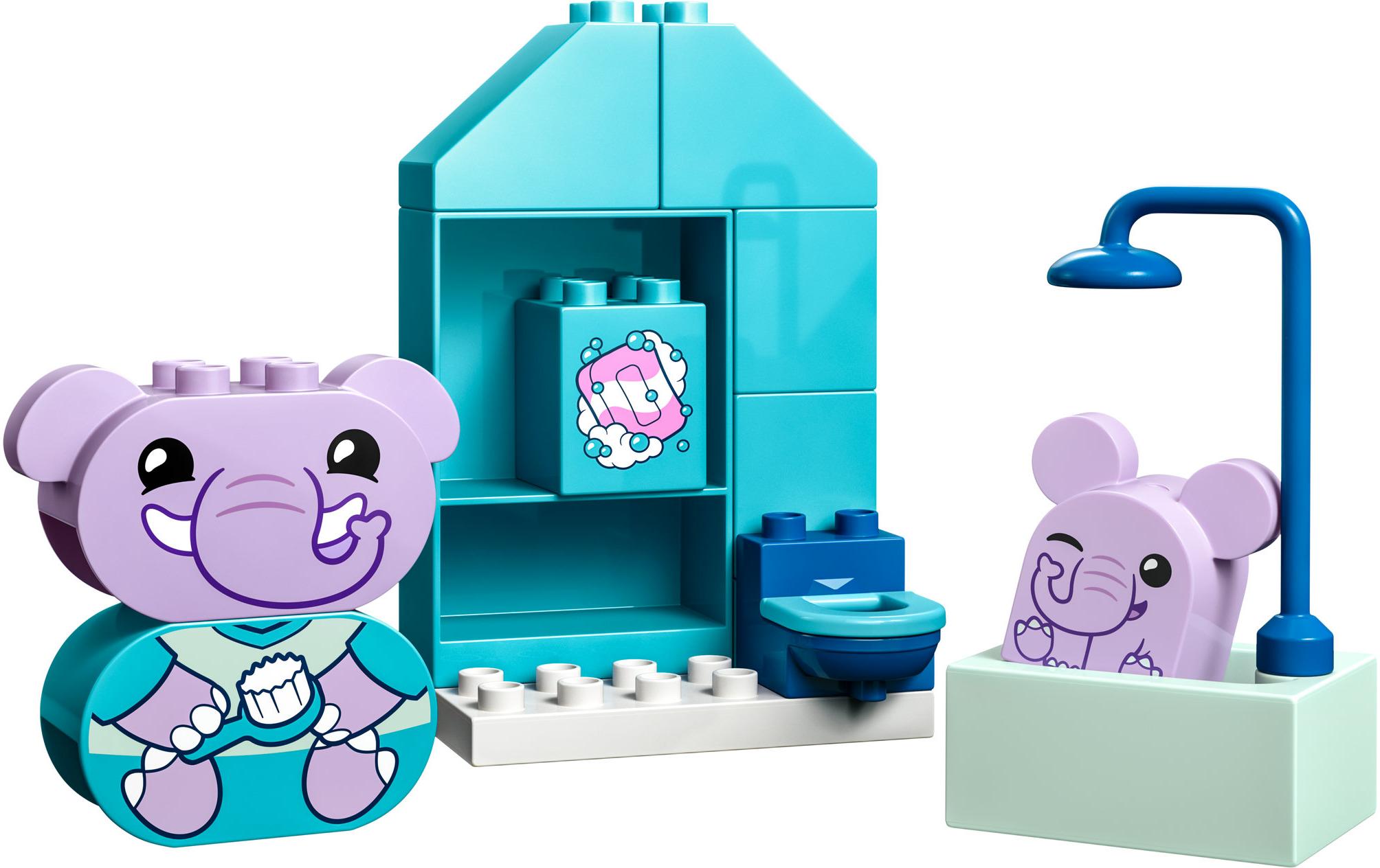 DUPLO® Alltragsroutinen: Baden 10413Badezimmer-Spielset
