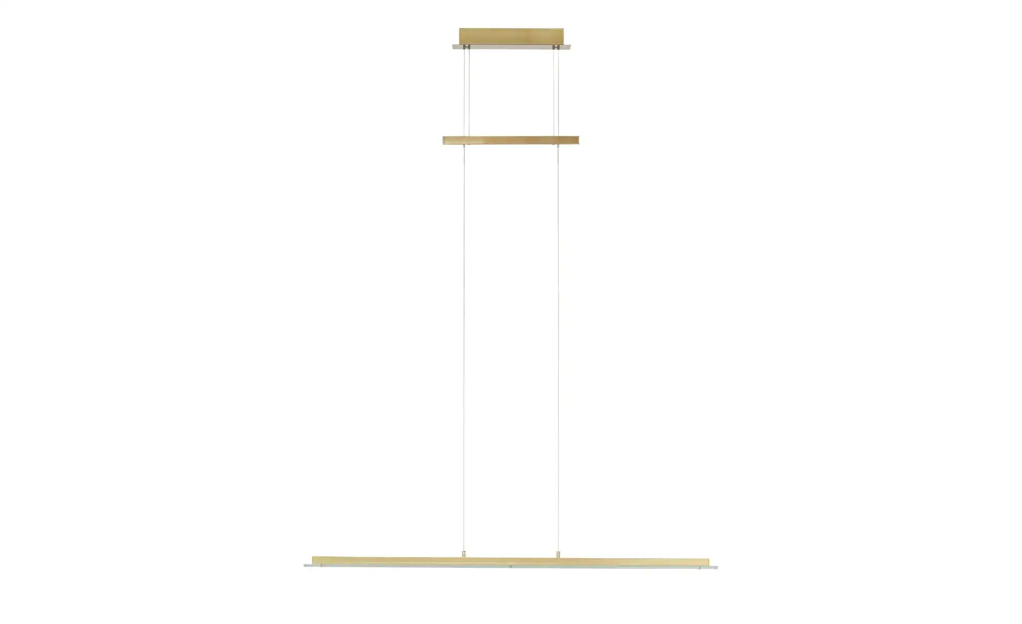 Fischer-Honsel LED-Pendelleuchte, messing matt mit Dimmer