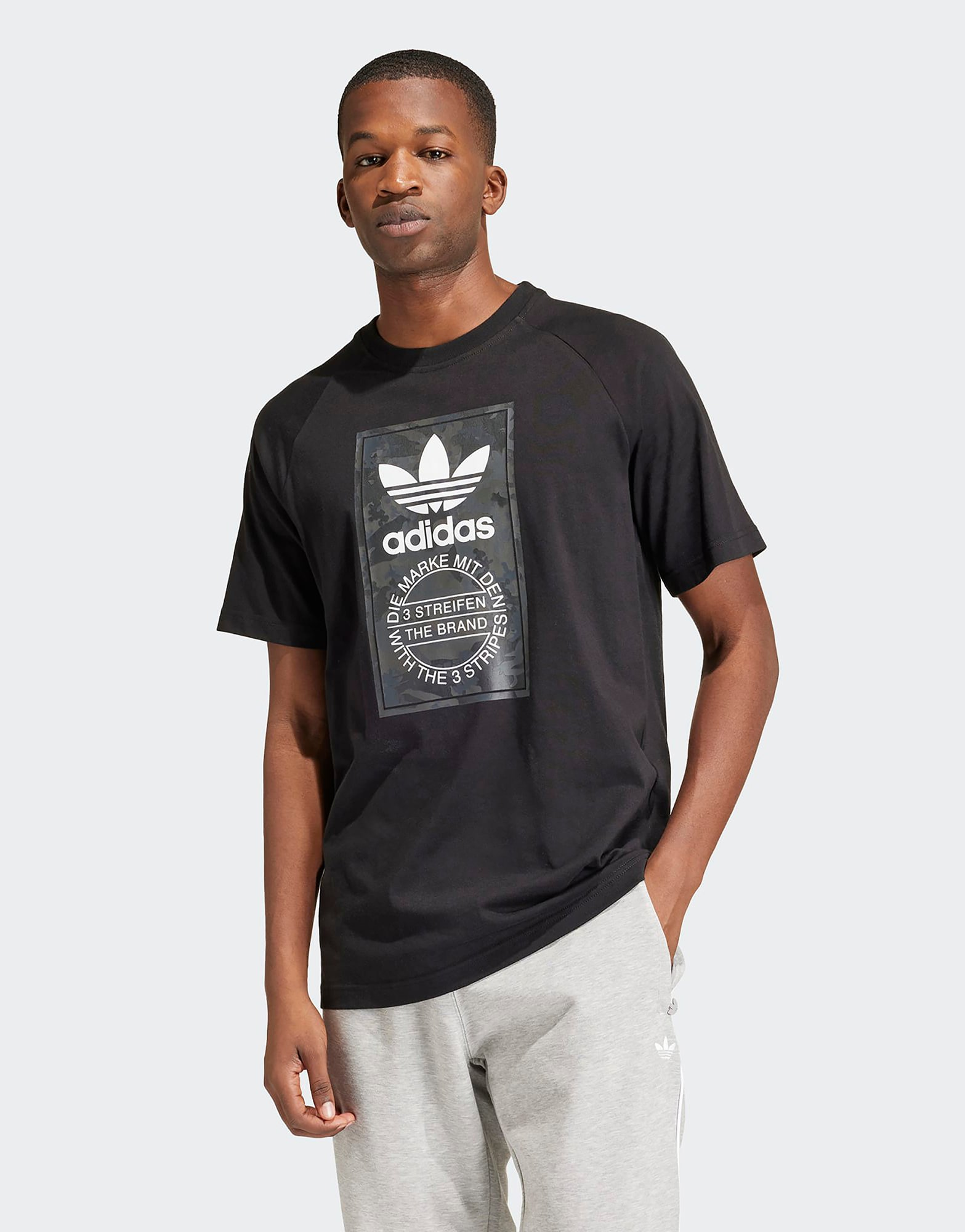 adidas T-shirt languette camo