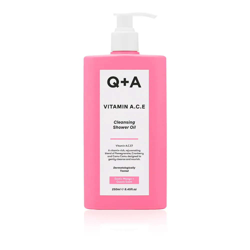 Q A Vitamin A.C.E Cleansing Shower Oil - 250 ml.
