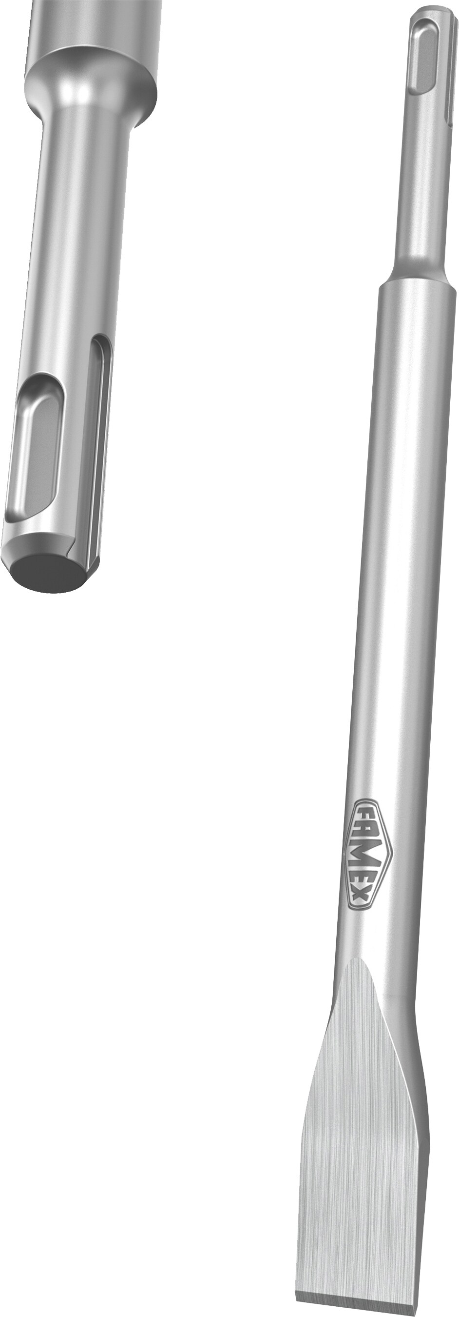 FAMEX 8357-3 SDS-Plus Meißel Set - Flachmeißel Spitzmeißel Fliesenmeißel