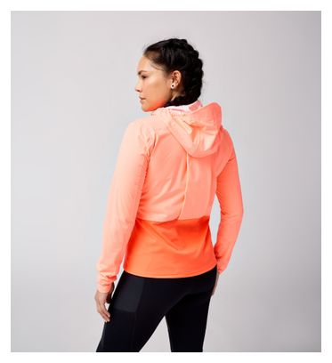 Veste imperméable Brooks High Point 2 Corail/Rouge Femme