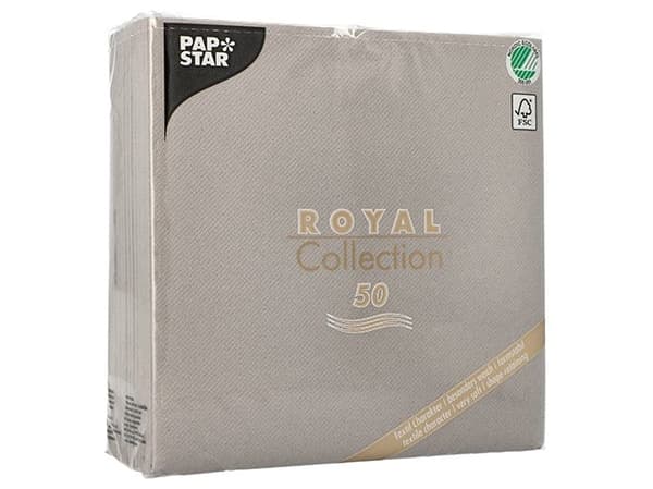 Papstar 10822, Grå, Tørkepapir, Monokromatisk, 54 g/m², 400 mm, 50 stykker