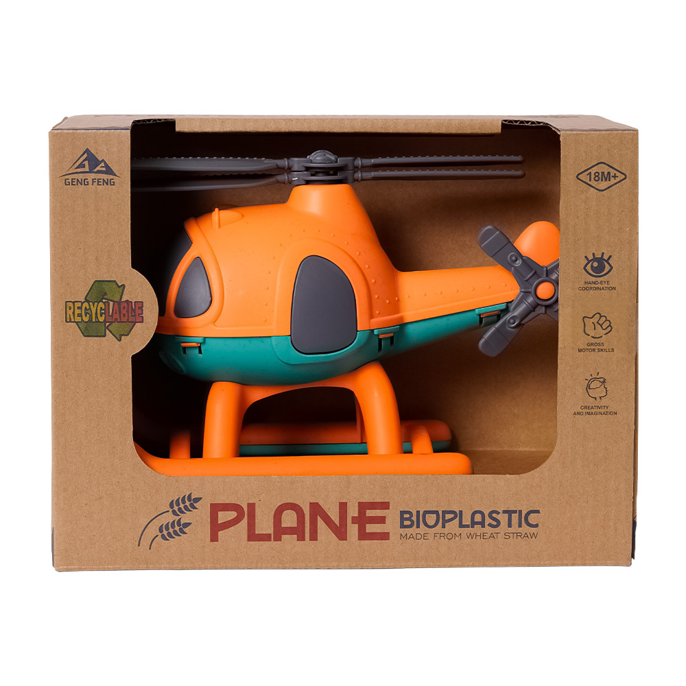 Speelgoedtopdeals BIOplastic Helikopter - 22 cm