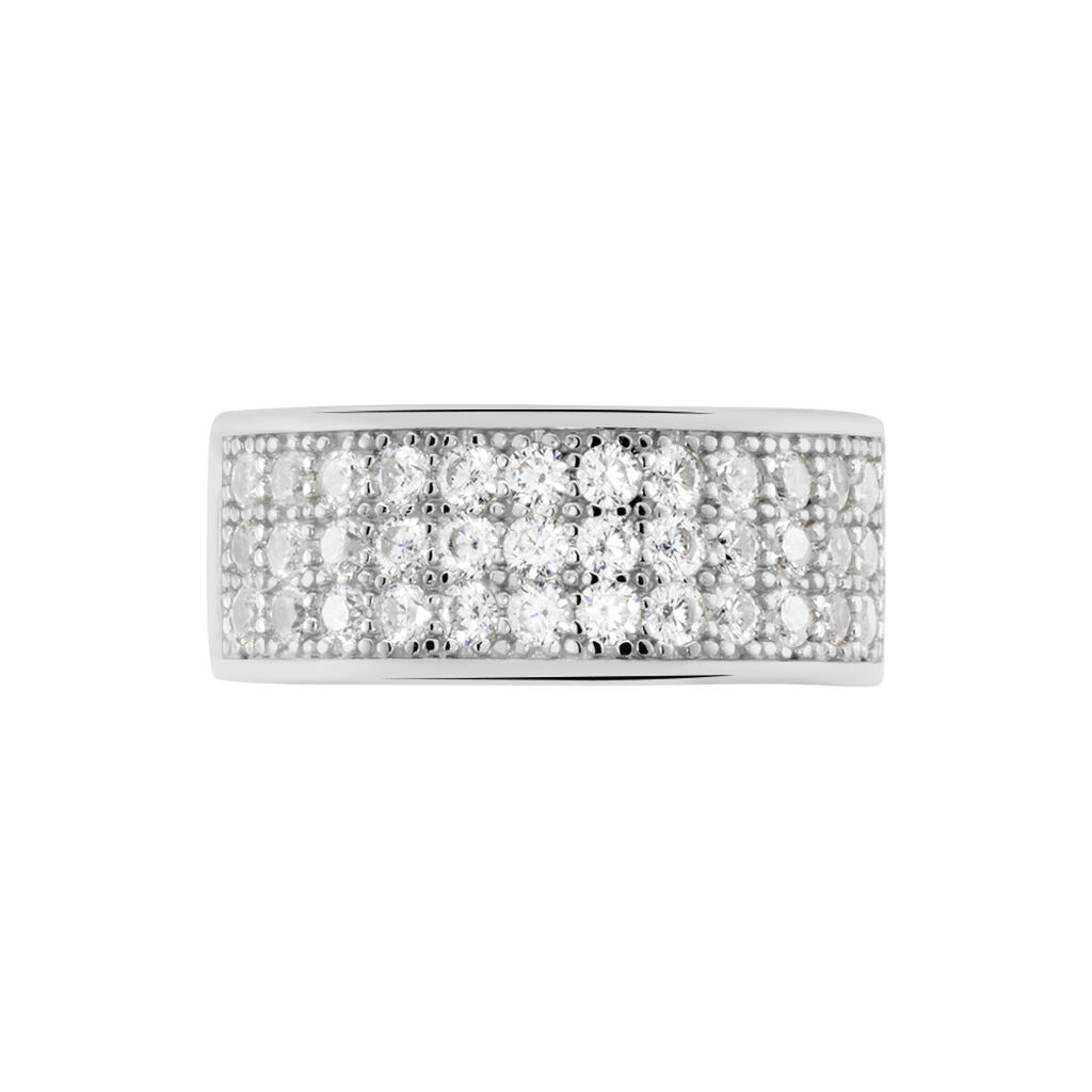 Bague Cecelia Argent Blanc Oxyde De Zirconium