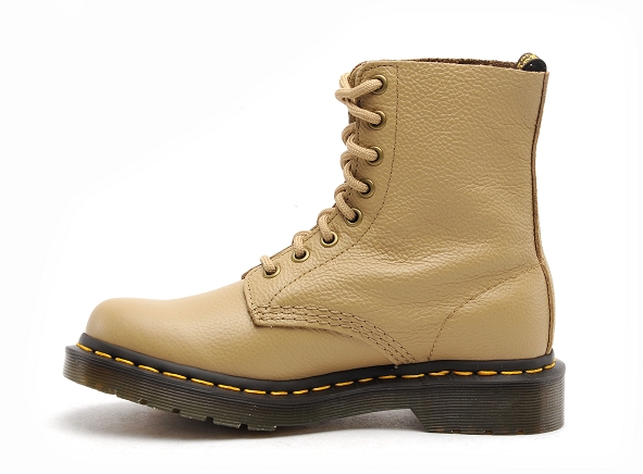 Dr martens boots bottine plates femme pascal virginia beige