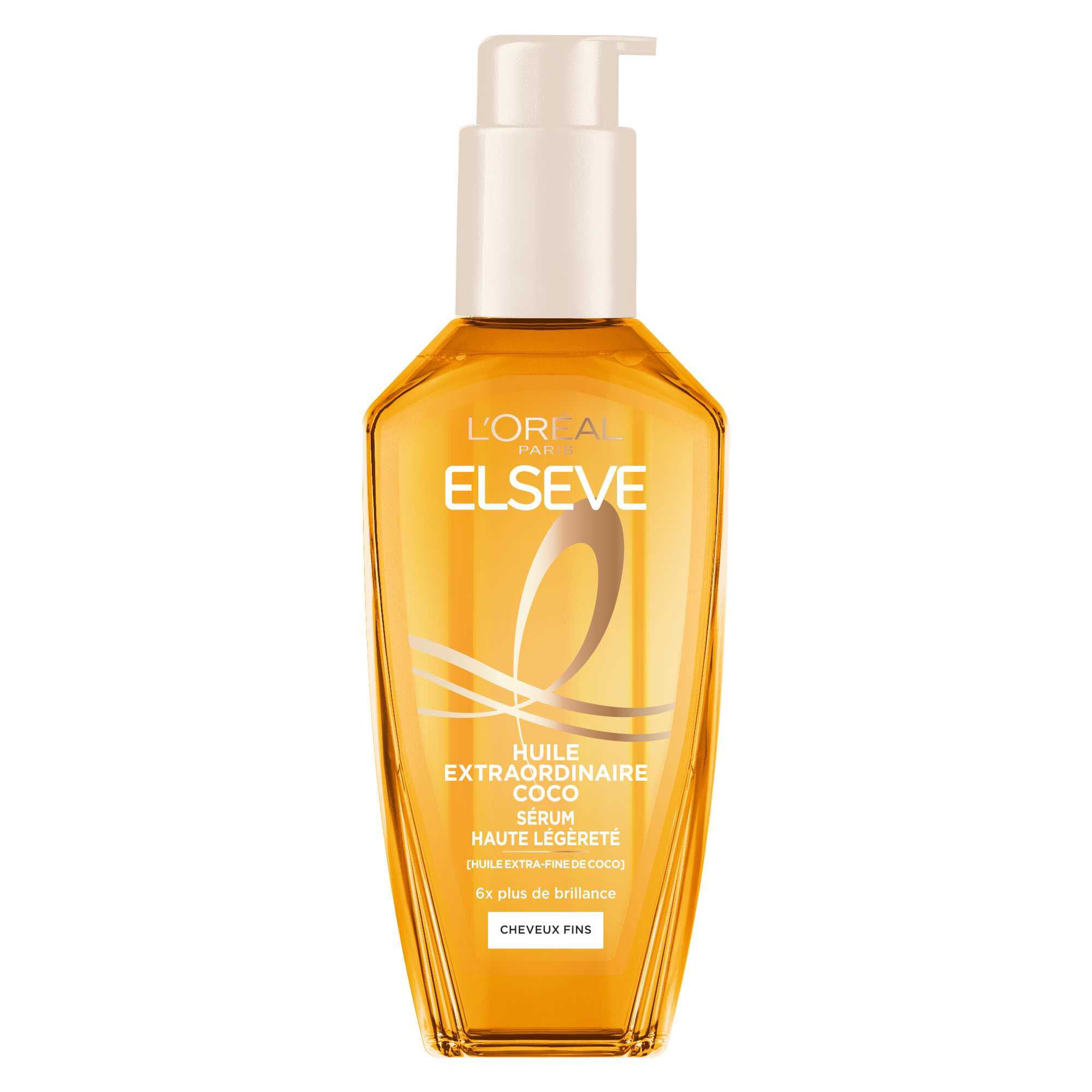 Elseve Huile Extraordinaire Coco · Pour des cheveux nourrit en légerté