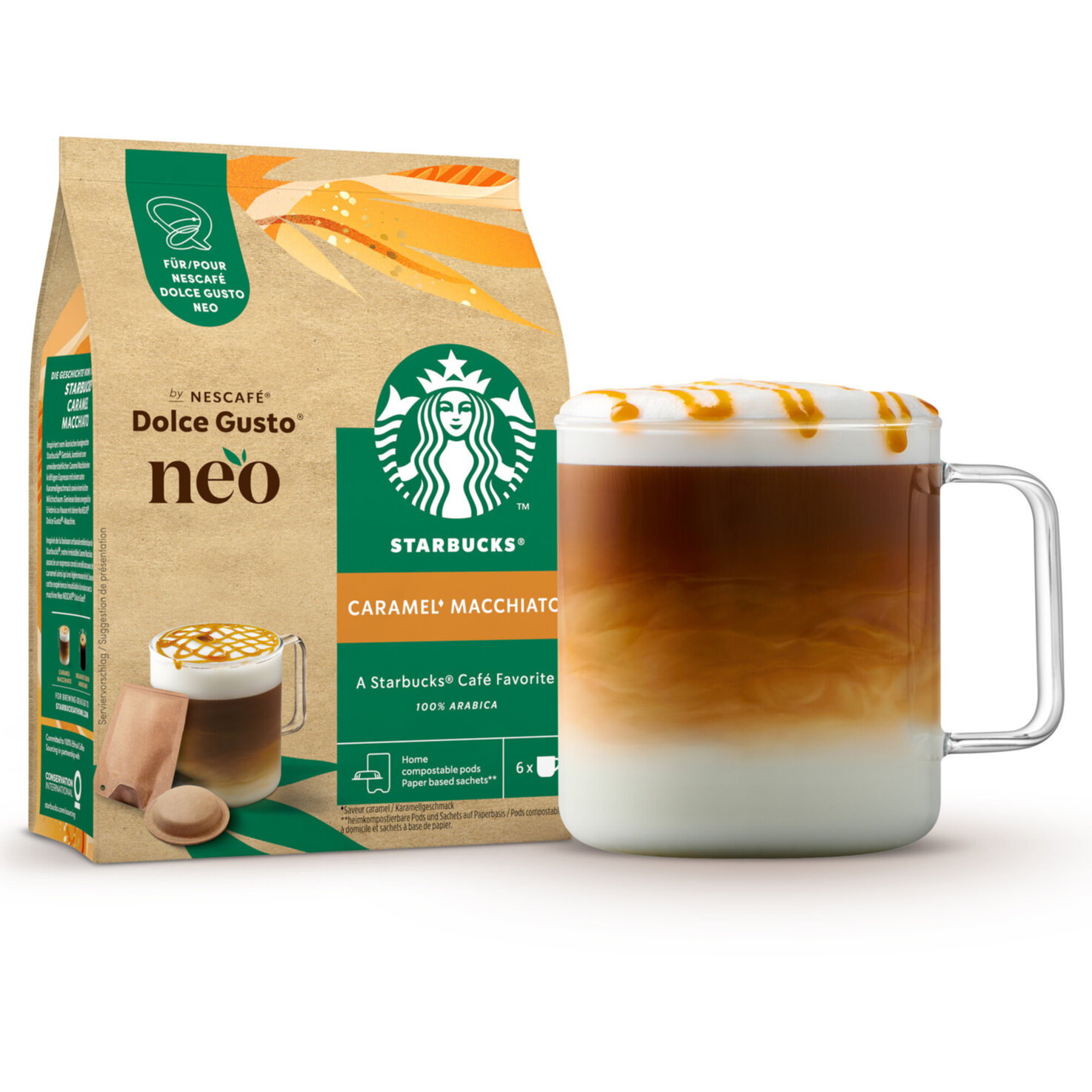 NEO Dolce Gusto Caramel Macchiato 6 Pods
